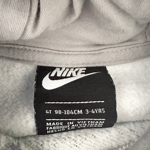 Nike Club HBR Digital Gray Camouflage Print Hoodie Sweatpant Jogger Sets 3-4 - Picture 3 of 11